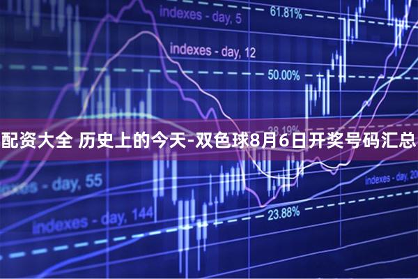 配资大全 历史上的今天-双色球8月6日开奖号码汇总